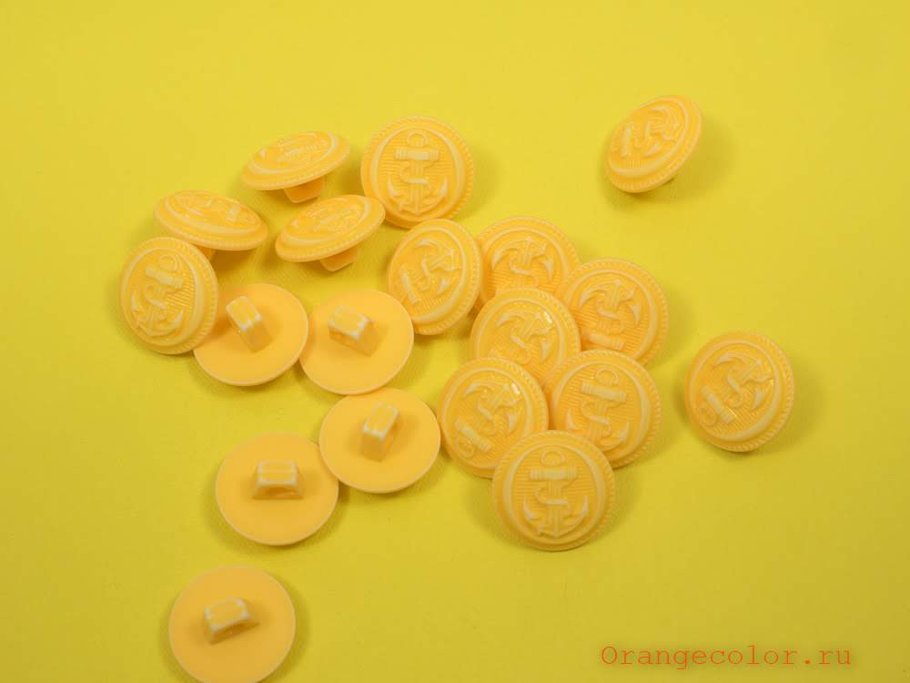 Пуговица с якорем ПУ1607-04-15