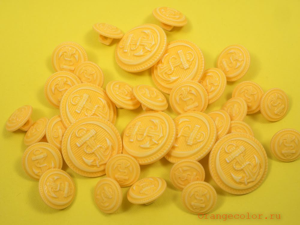 Кликните для увеличения изображения Пуговица с якорем ПУ1607-04-23