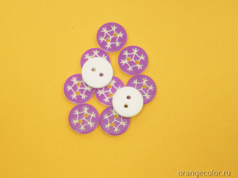 Кликните для увеличения изображения Пластиковая пуговица ПУ1622-03-12