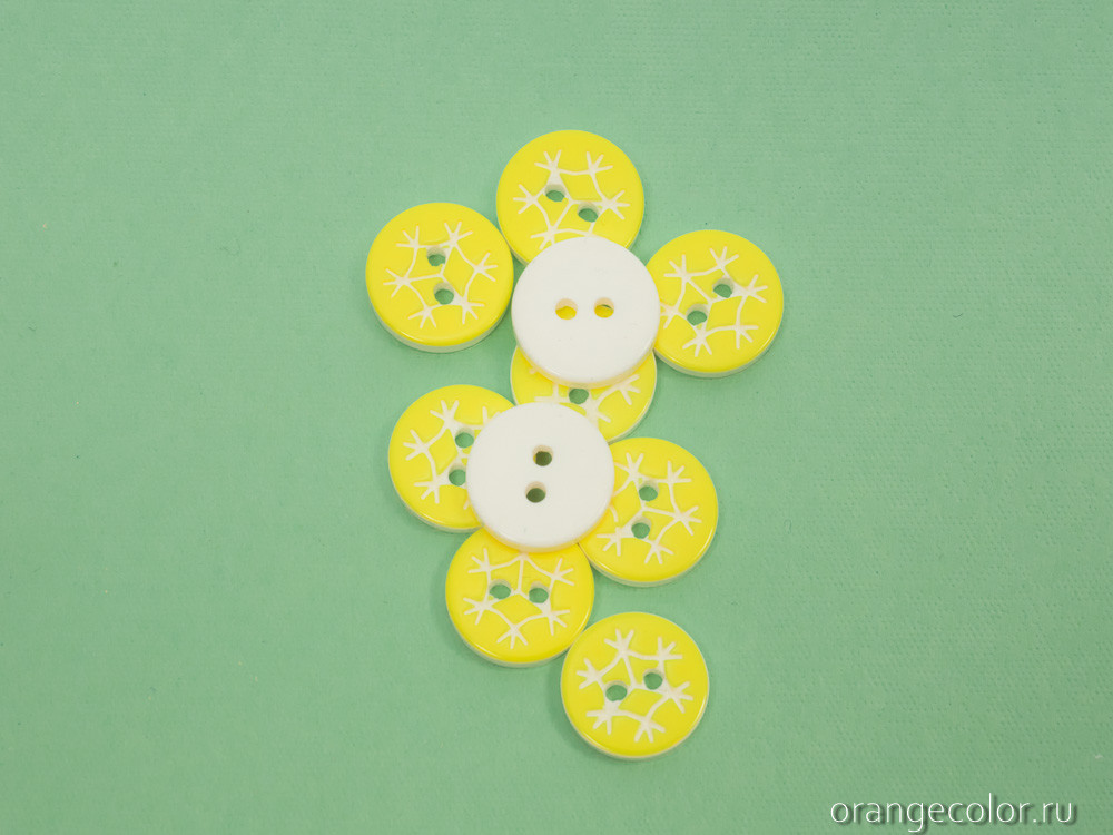 Кликните для увеличения изображения Пластиковая пуговица ПУ1622-06-12