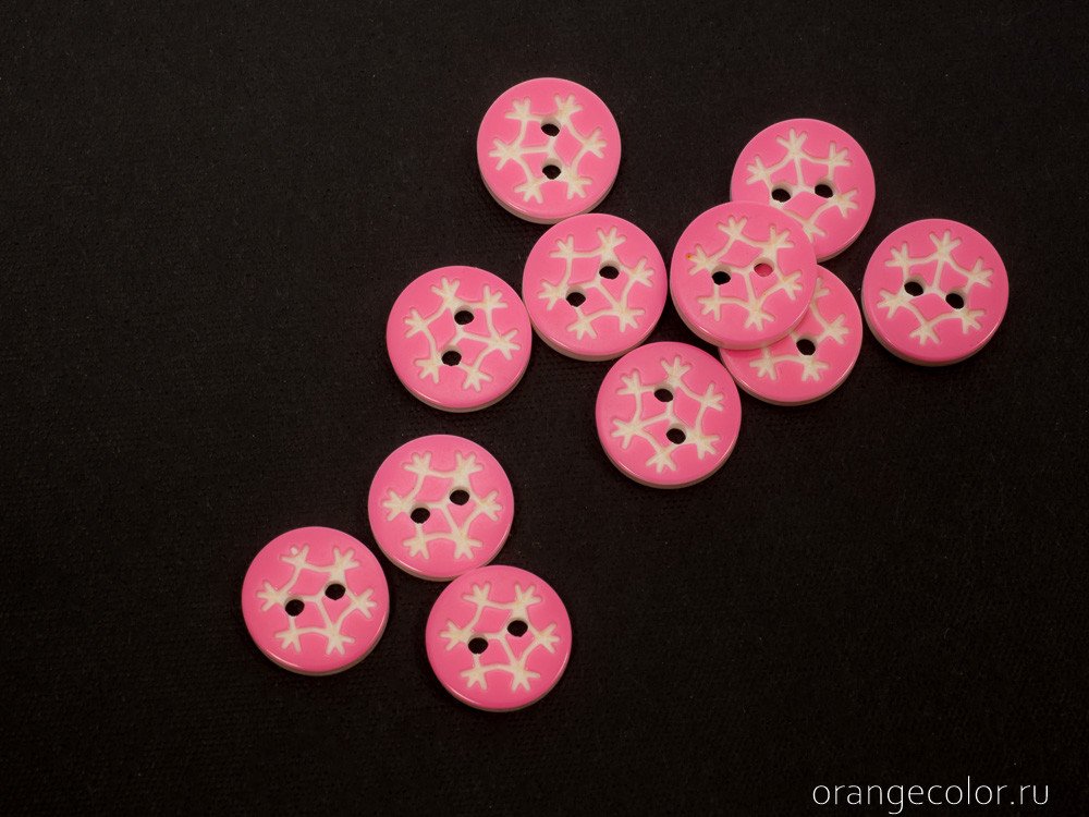 Кликните для увеличения изображения Пластиковая пуговица ПУ1622-08-12