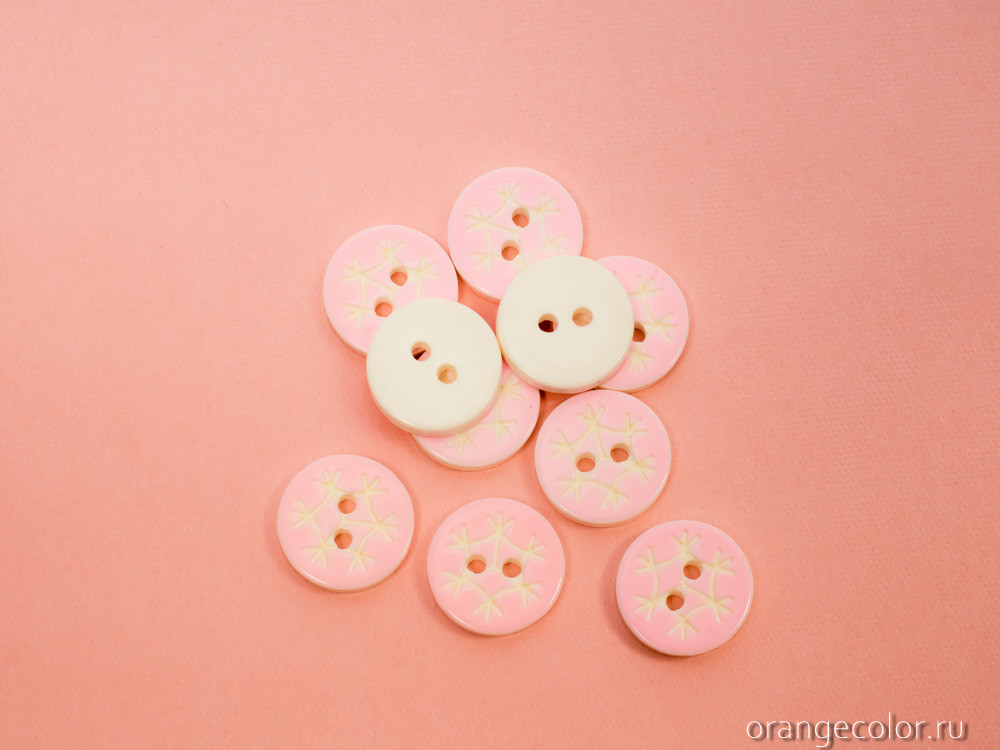 Кликните для увеличения изображения Пластиковая пуговица ПУ1622-10-12