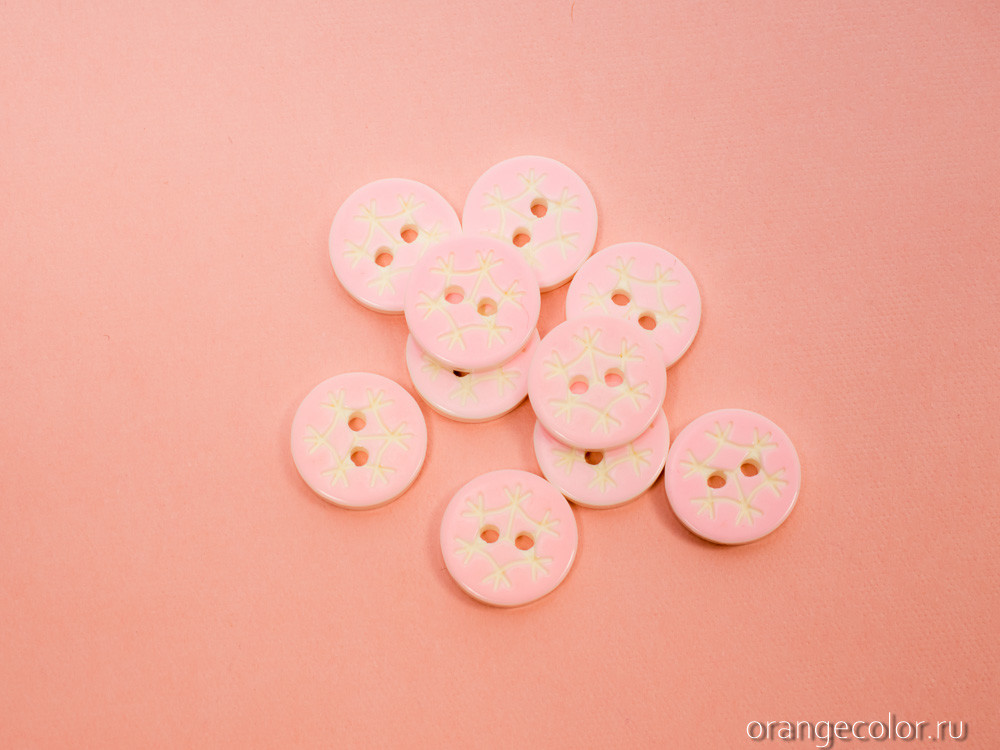 Кликните для увеличения изображения Пластиковая пуговица ПУ1622-10-12