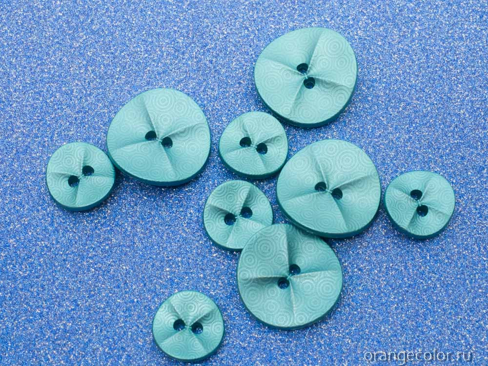 Кликните для увеличения изображения Пластиковая пуговица с узором ПУ1637-01-23