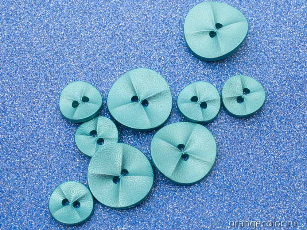 Кликните для увеличения изображения Пластиковая пуговица с узором ПУ1637-01-15