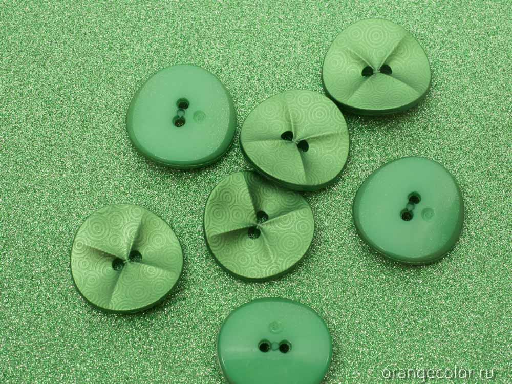 Пластиковая пуговица с узором ПУ1637-02-23