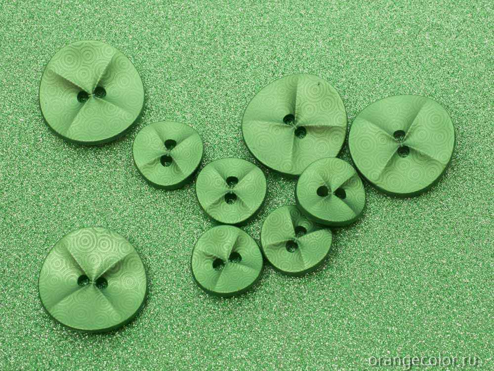 Пластиковая пуговица с узором ПУ1637-02-23