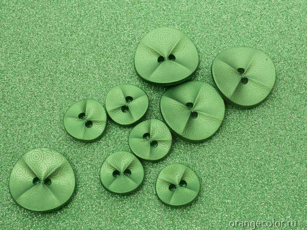 Кликните для увеличения изображения Пластиковая пуговица с узором ПУ1637-02-15