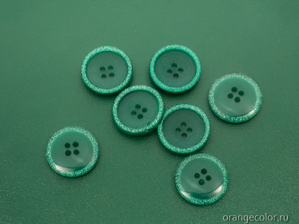 Пуговица с люрексом ПУ1641-02-21