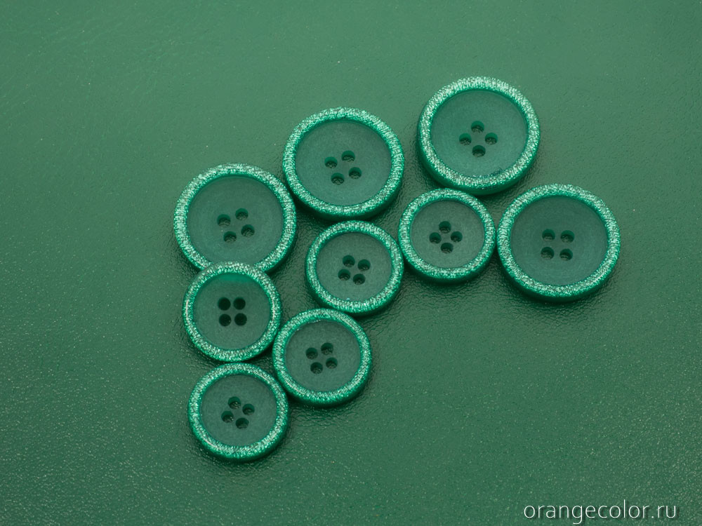 Пуговица с люрексом ПУ1641-02-21