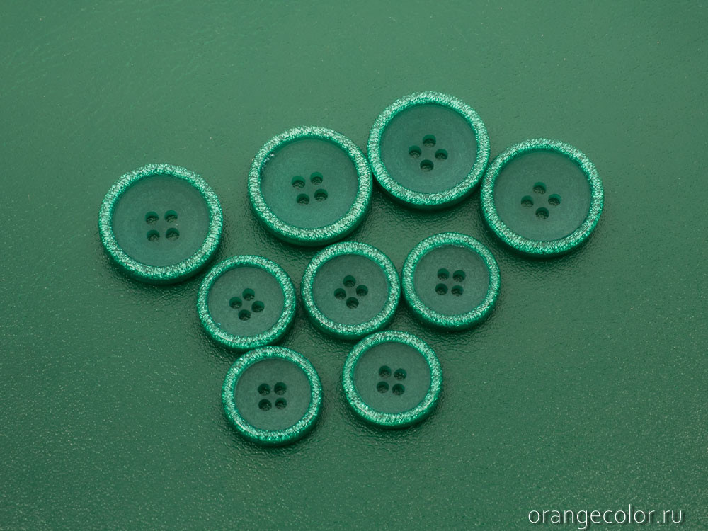 Кликните для увеличения изображения Пуговица с люрексом ПУ1641-02-17