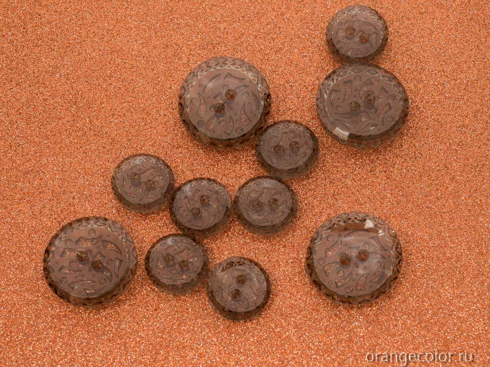 Пуговица с футуристическим узором ПУ1644-02-16