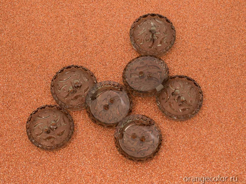 Кликните для увеличения изображения Пуговица с футуристическим узором ПУ1644-02-24