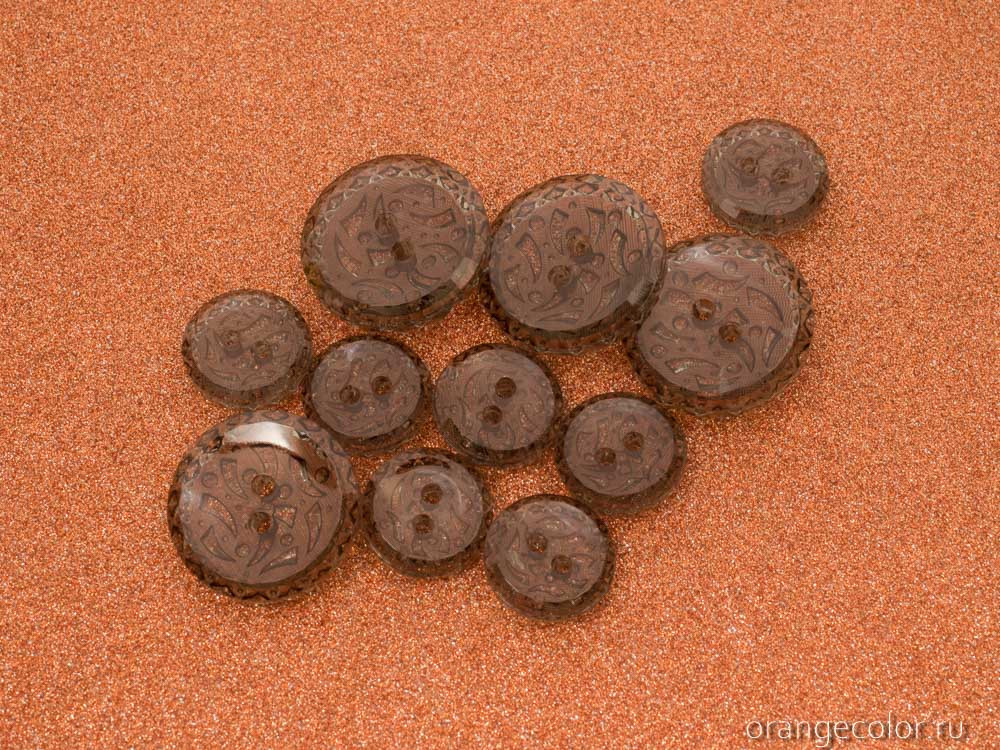 Кликните для увеличения изображения Пуговица с футуристическим узором ПУ1644-02-24