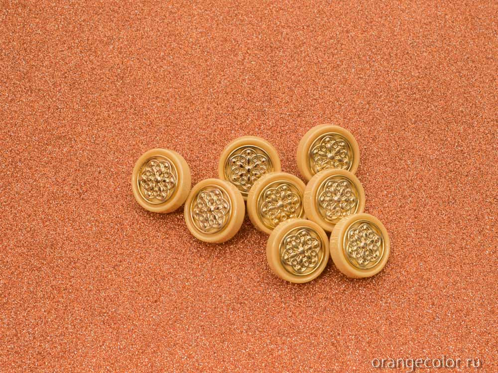 Пуговица с орнаментом ПУ1647-01-15