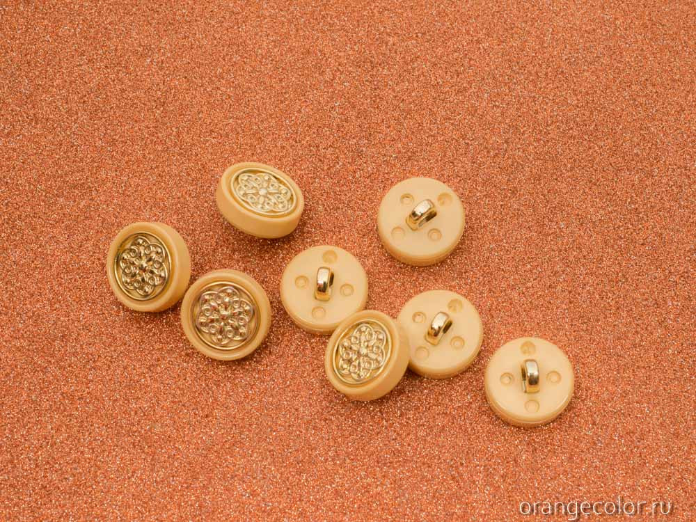 Пуговица с орнаментом ПУ1647-01-15