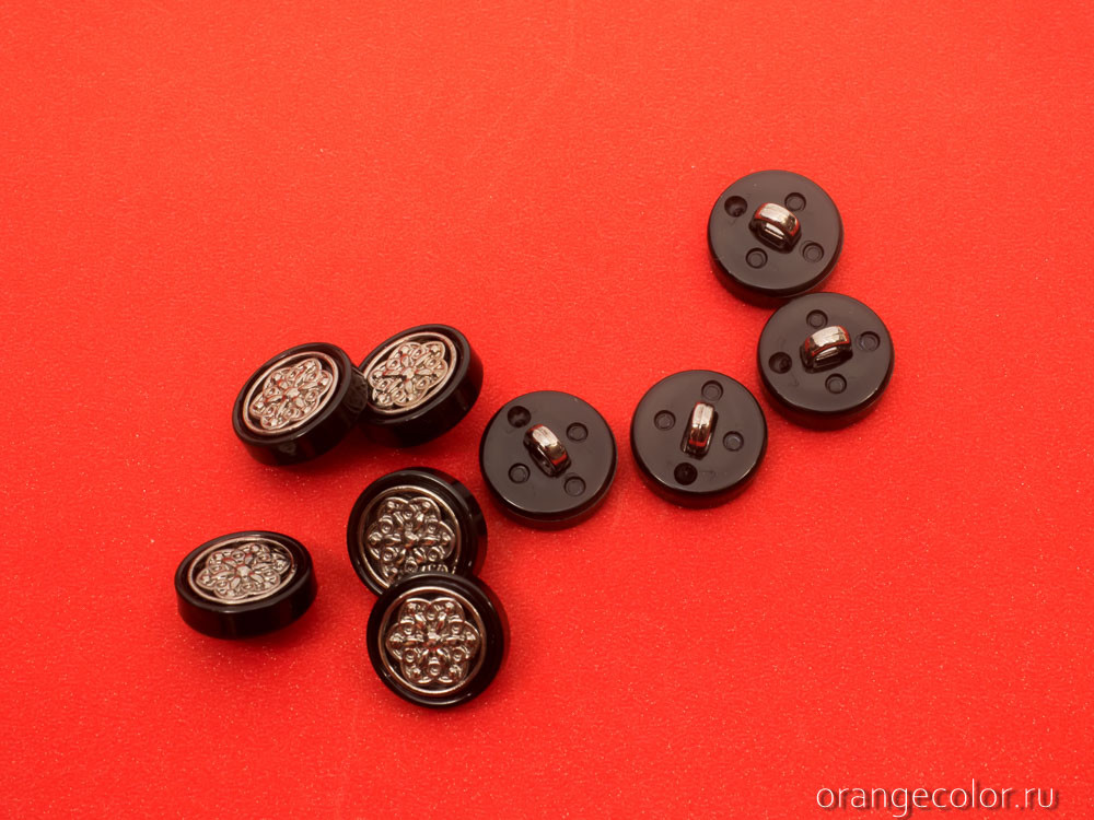 Кликните для увеличения изображения Пуговица с орнаментом ПУ1647-02-15