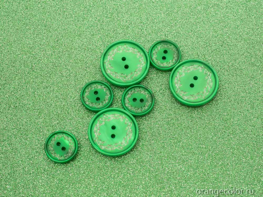 Кликните для увеличения изображения Перламутровая пуговица ПУ1648-02-23