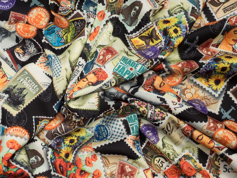 Кликните для увеличения изображения Блузочно-плательный сатин 5591БП-1.4