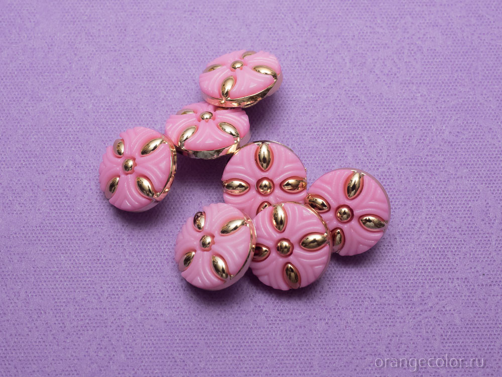 Пуговица с узором ПУ1652-01-13