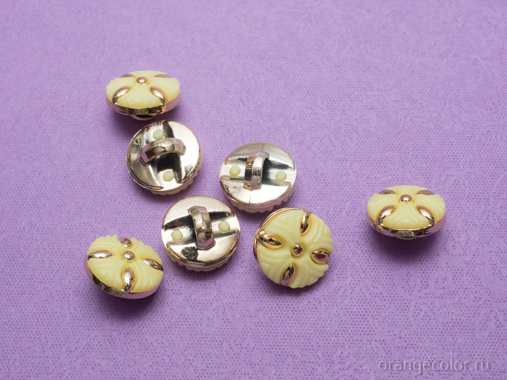 Пуговица с узором ПУ1652-02-13