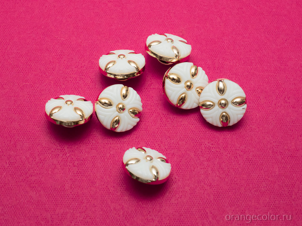 Кликните для увеличения изображения Пуговица с узором ПУ1652-03-13