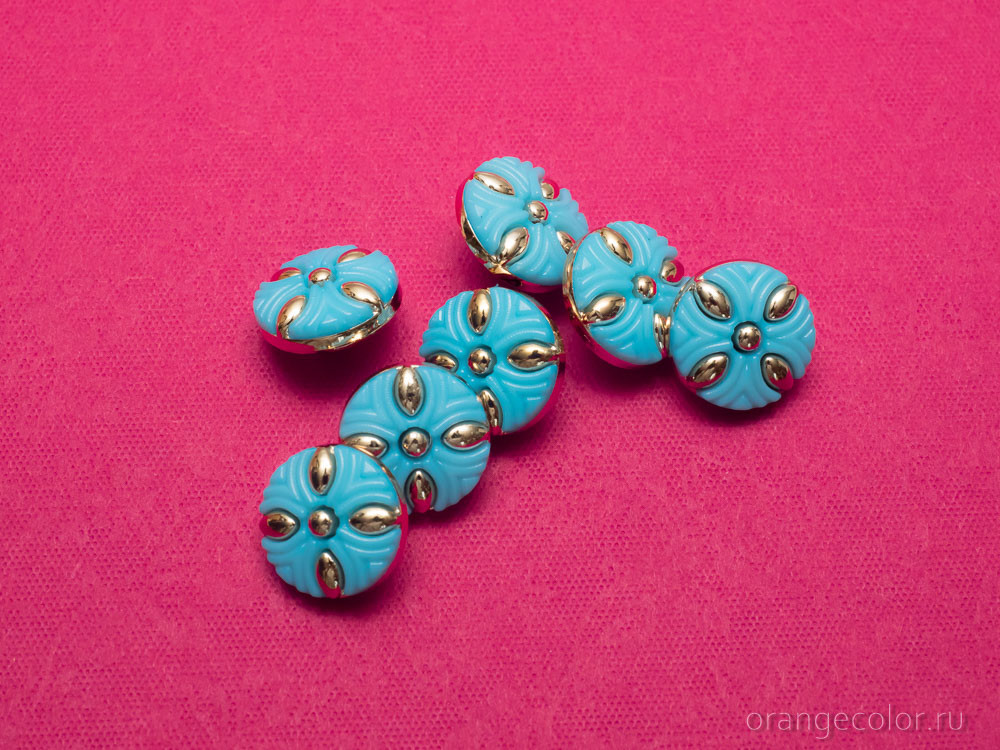 Пуговица с узором ПУ1652-04-13