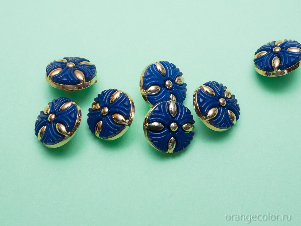 Пуговица с узором ПУ1652-06-13