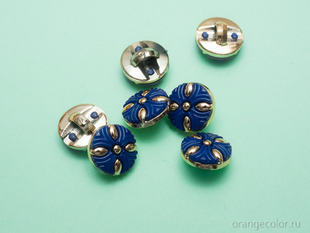 Пуговица с узором ПУ1652-06-13