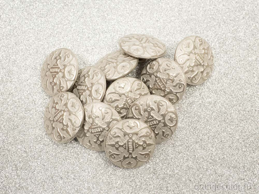 Кликните для увеличения изображения Пуговица с орнаментом ПУ1673-01-15