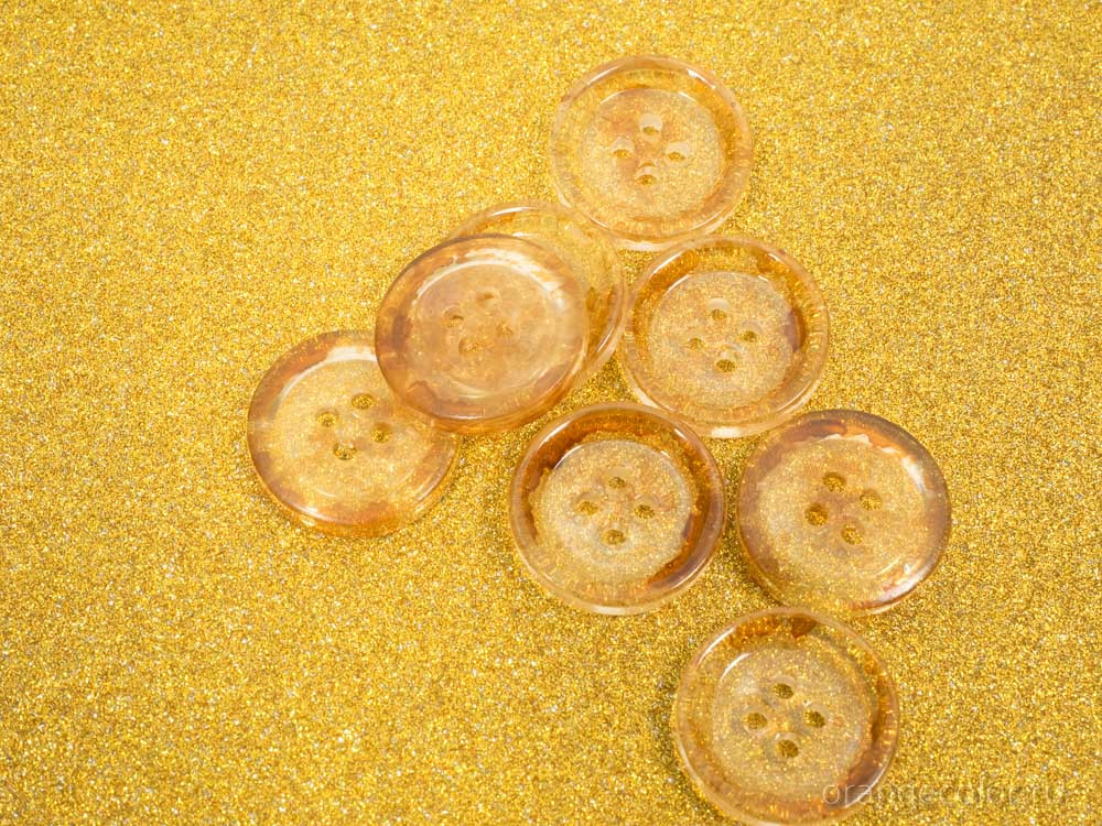 Кликните для увеличения изображения Прозрачная пуговица ПУ1676-02-15