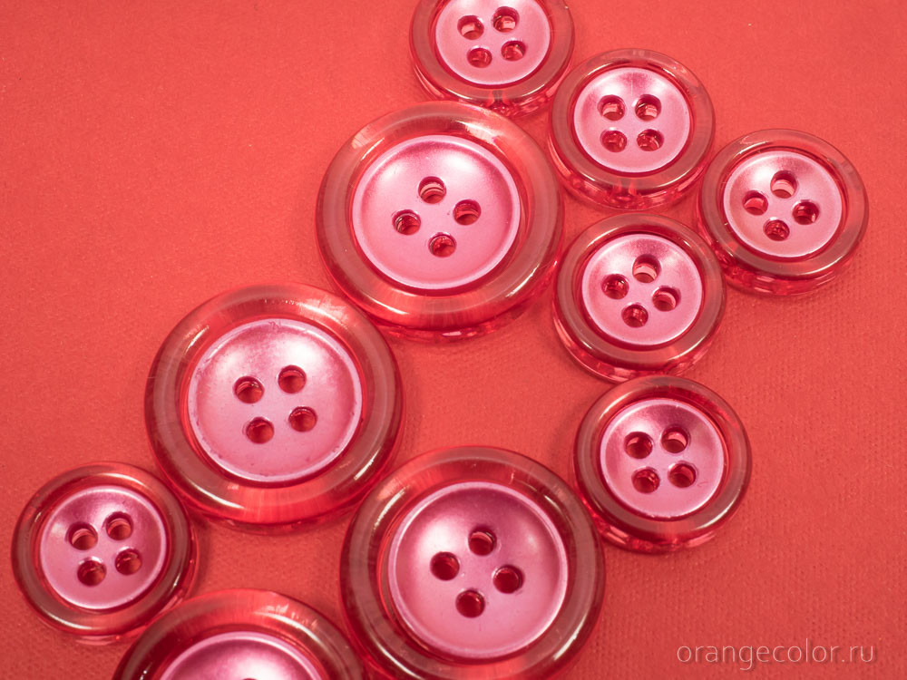 Кликните для увеличения изображения Пуговица с прозрачным ободком ПУ1677-01-23