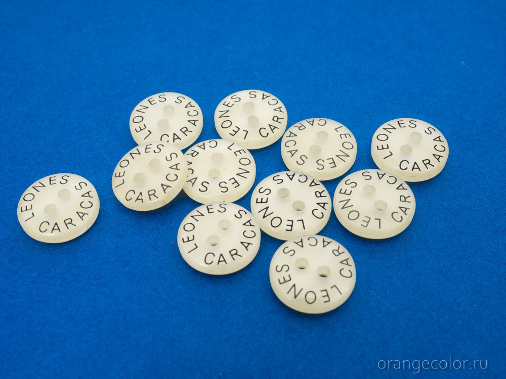 Пуговица с надписью LC ПУ1680-01-13