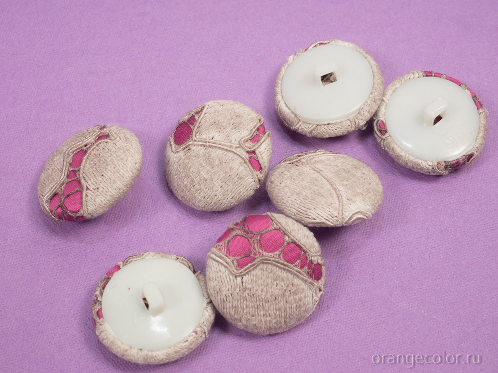 Кликните для увеличения изображения Кружевная пуговица ПУ1683-01-23