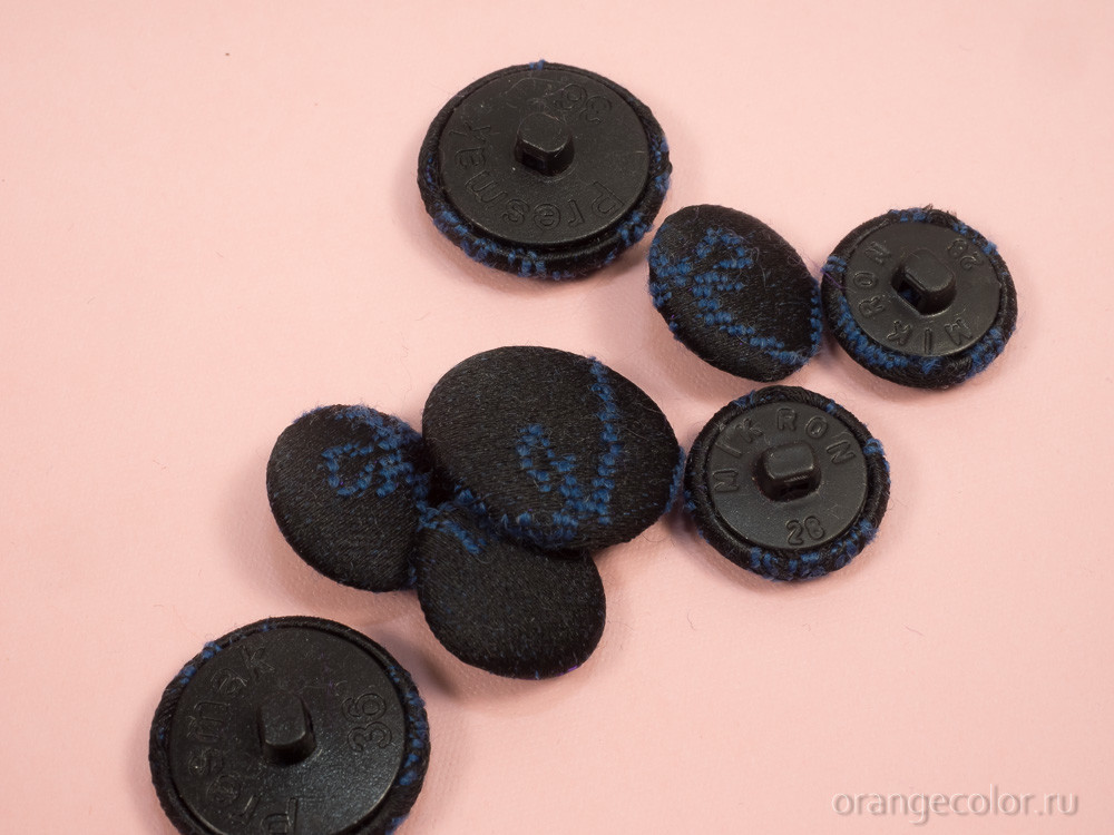 Кликните для увеличения изображения Жаккардовая пуговица ПУ1685-01-00