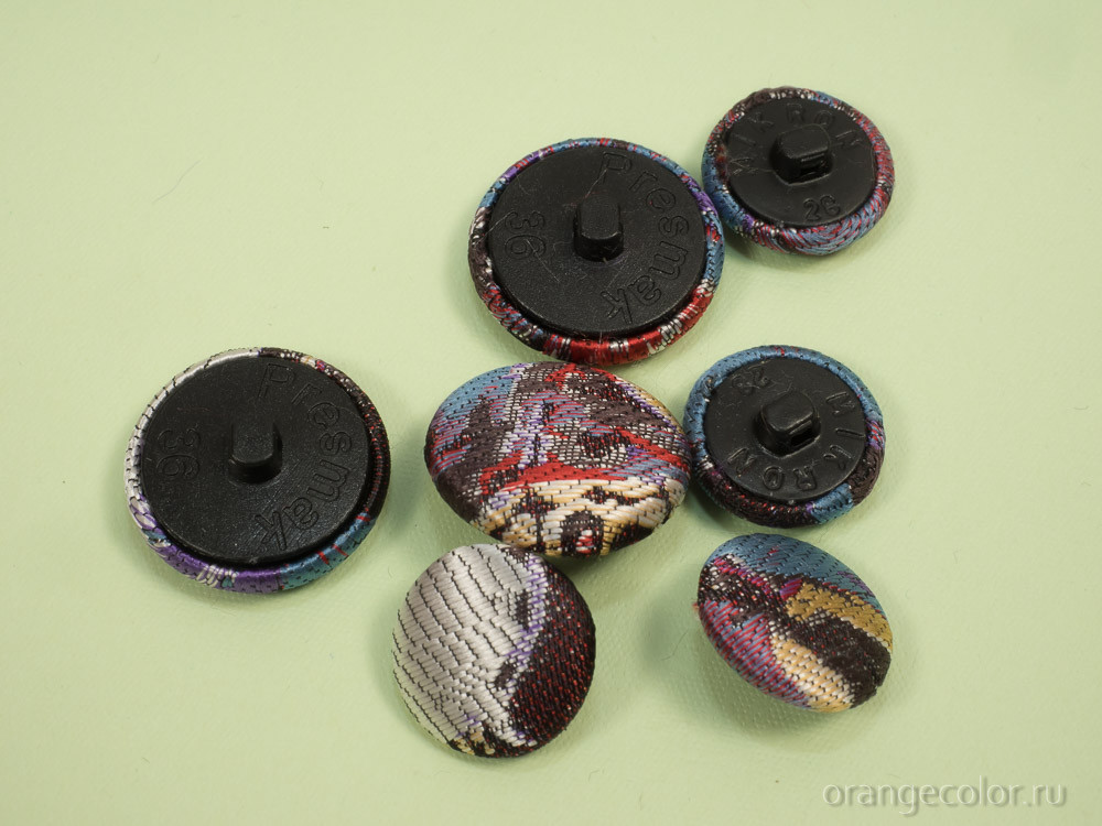 Кликните для увеличения изображения Жаккардовая пуговица ПУ1689-01-00