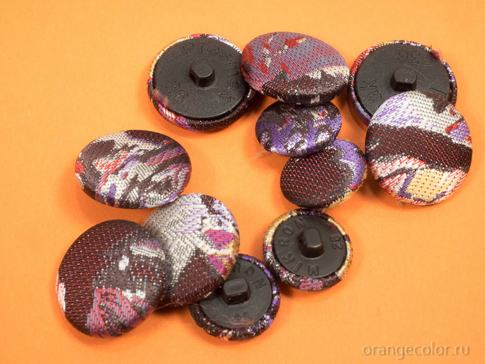Кликните для увеличения изображения Жаккардовая пуговица ПУ1689-02-00
