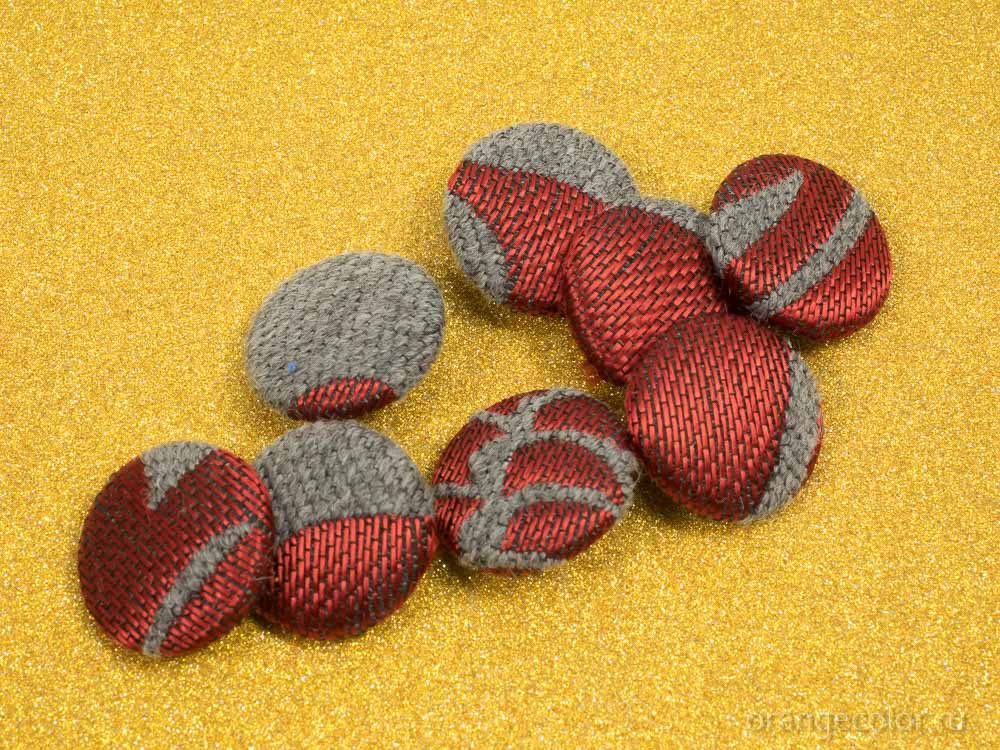 Кликните для увеличения изображения Жаккардовая пуговица ПУ1690-04-00