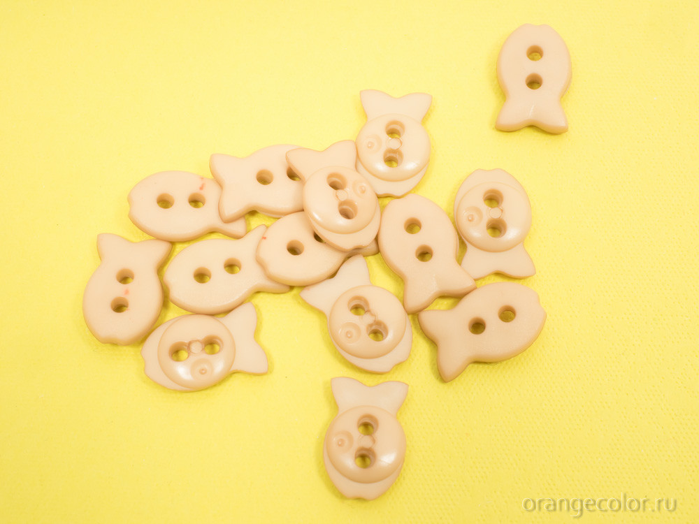 Кликните для увеличения изображения Детская фигурная пуговица ПУ1698-02-14