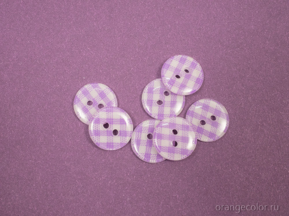 Кликните для увеличения изображения Пуговица в клетку ПУ1700-01-13