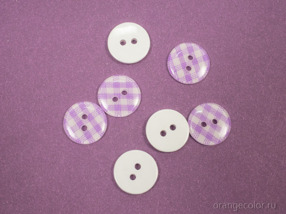 Кликните для увеличения изображения Пуговица в клетку ПУ1700-01-13