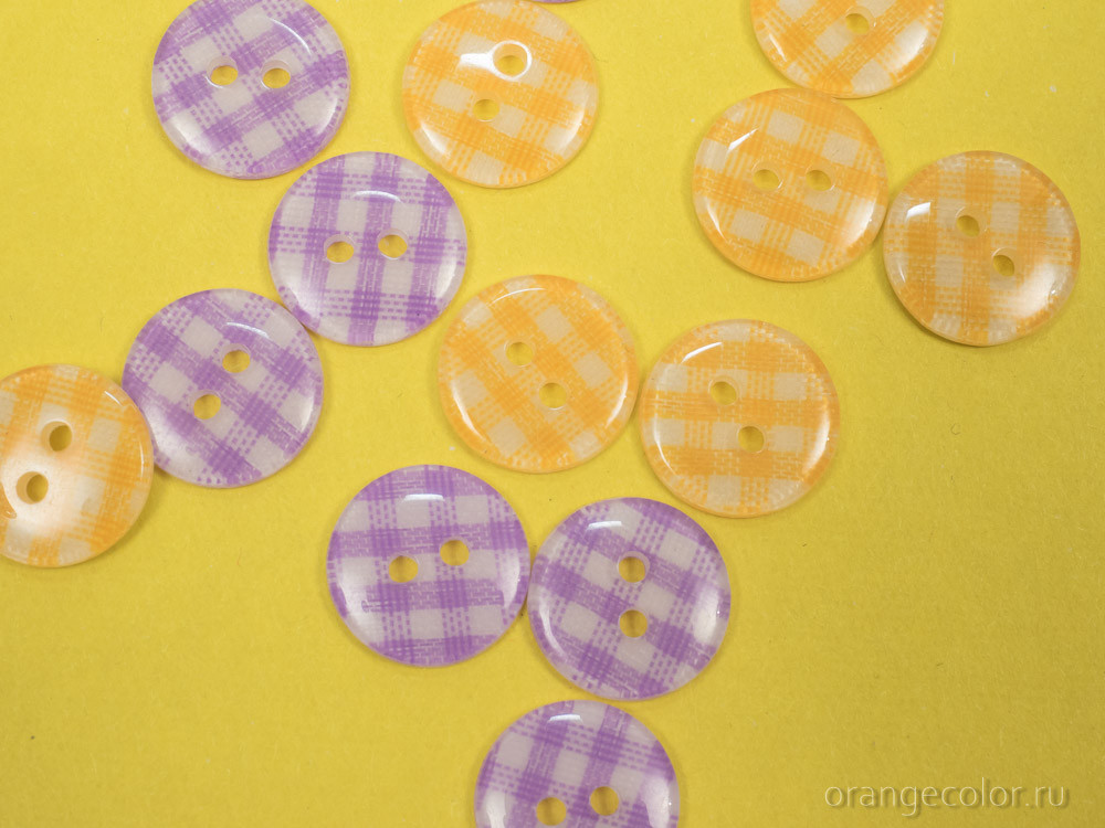 Кликните для увеличения изображения Пуговица в клетку ПУ1700-01-13