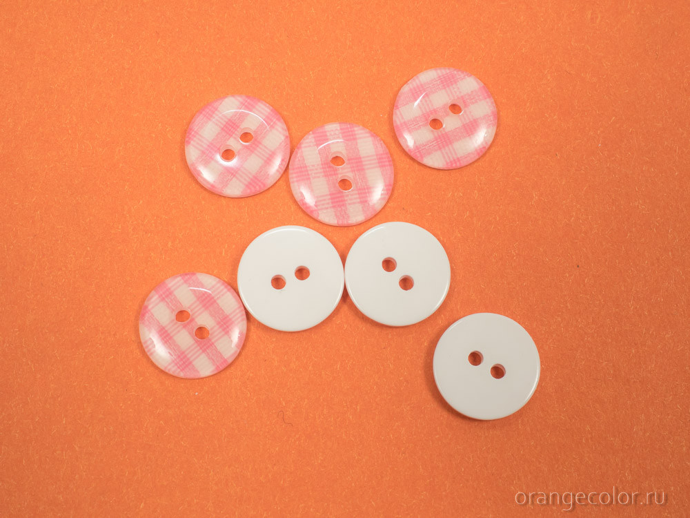 Кликните для увеличения изображения Пуговица в клетку ПУ1700-02-13