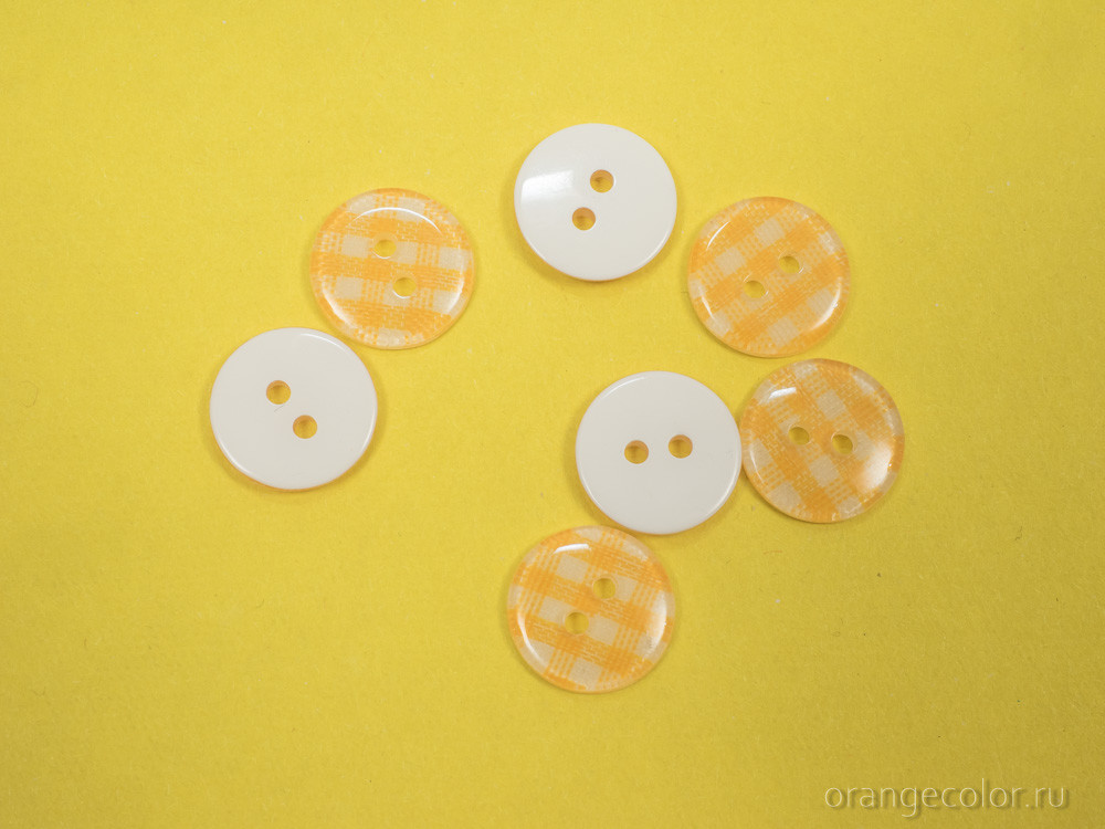 Пуговица в клетку ПУ1700-03-13