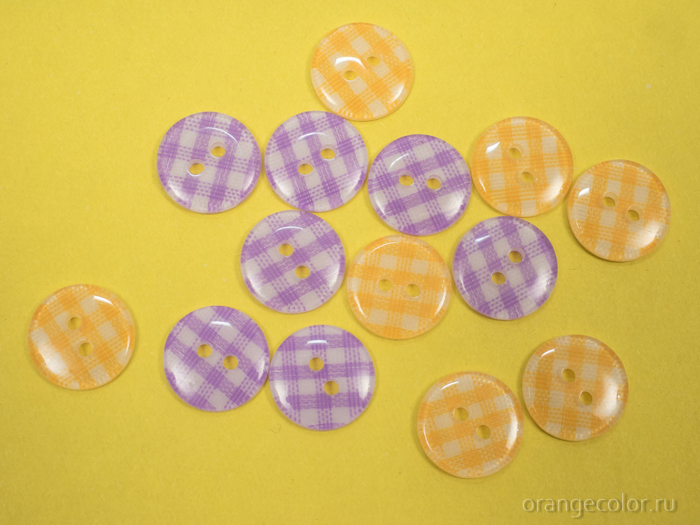 Пуговица в клетку ПУ1700-03-13