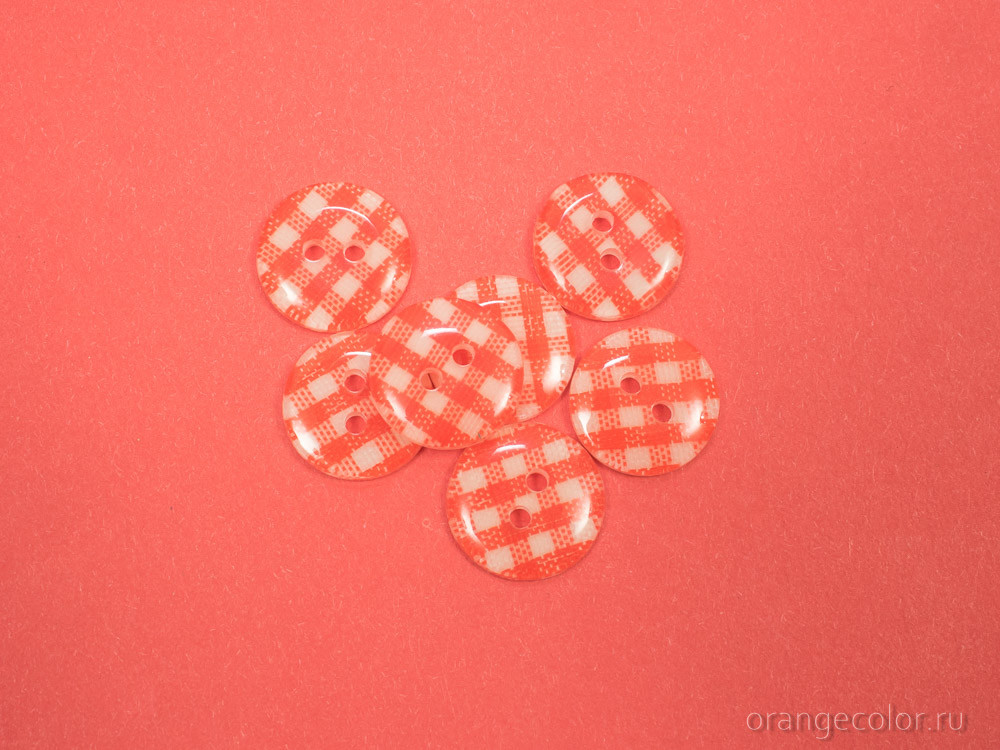 Кликните для увеличения изображения Пуговица в клетку ПУ1700-04-13