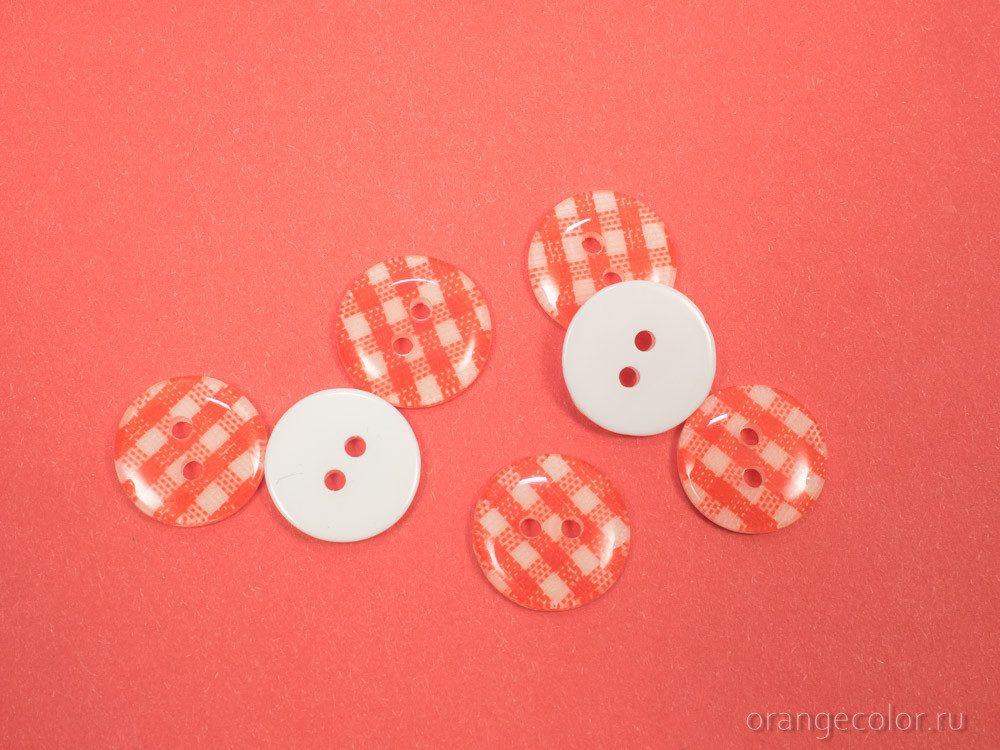 Кликните для увеличения изображения Пуговица в клетку ПУ1700-04-13