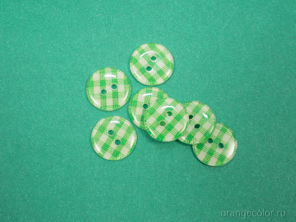 Кликните для увеличения изображения Пуговица в клетку ПУ1700-05-13