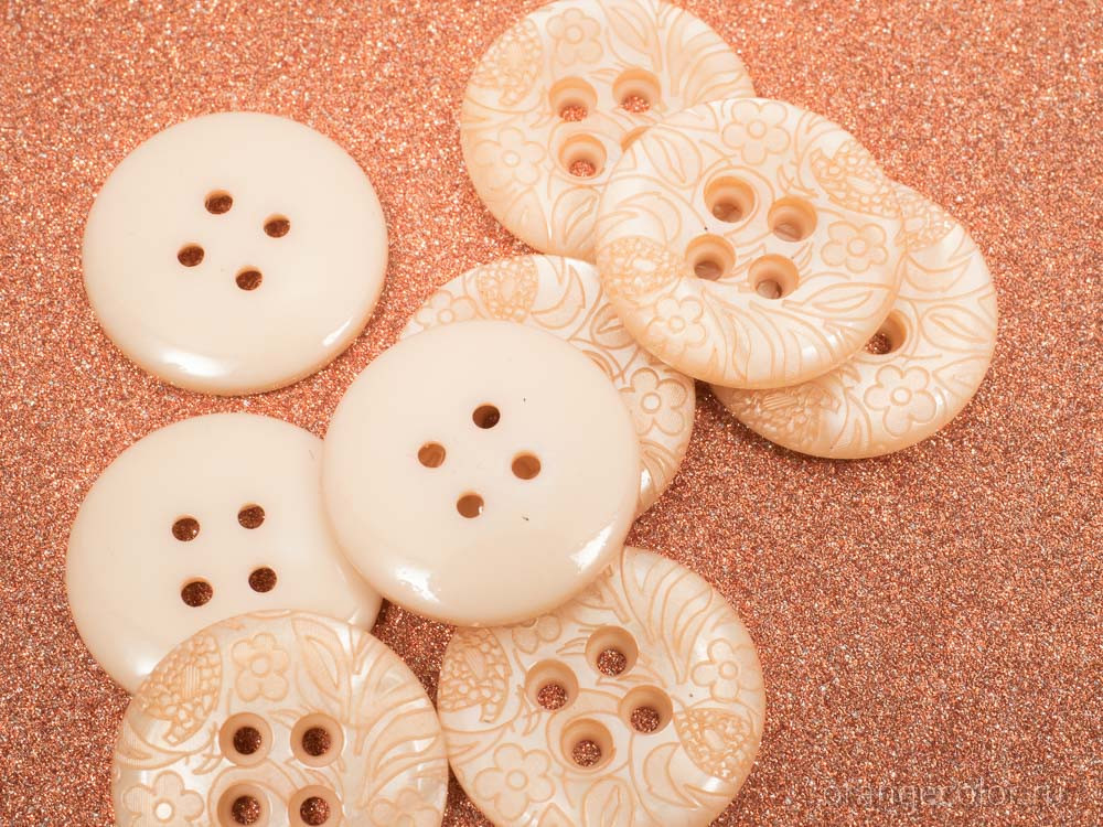 Пуговица с цветами ПУ1704-01-22