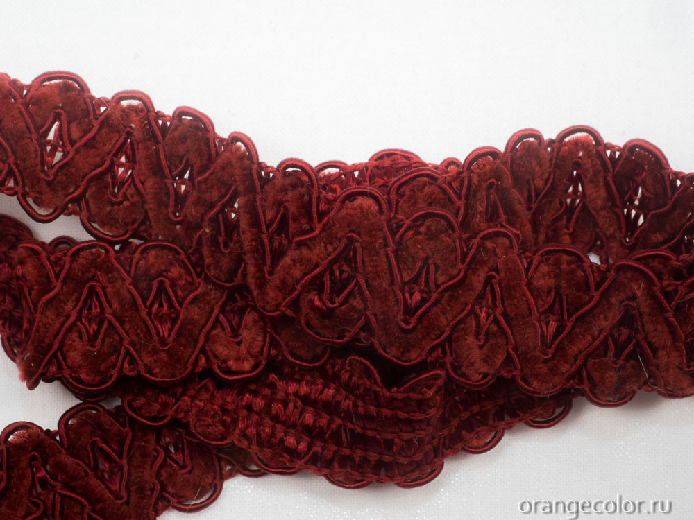 Кликните для увеличения изображения Велюровая тесьма 03399ТД-01